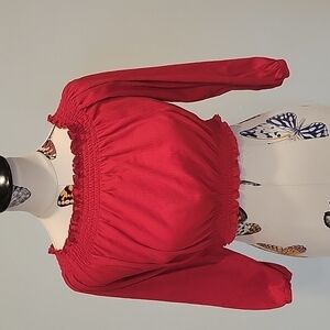 Divided H&M Red Crop Top. Size Medium.